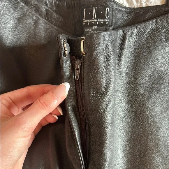 Black Leather Pants - Picture 4 of 7